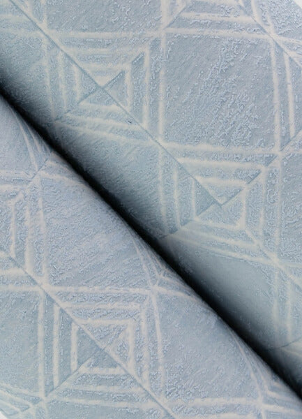 Button Block Blue Geometric Wallpaper