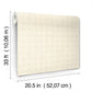 Button Block Taupe Geometric Wallpaper