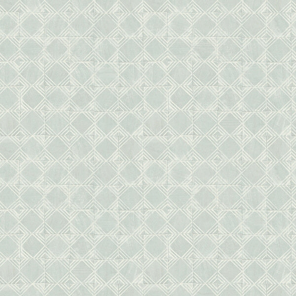Button Block Aqua Geometric Wallpaper