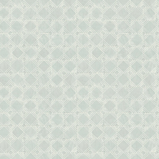 Button Block Aqua Geometric Wallpaper