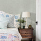 Button Block Aqua Geometric Wallpaper