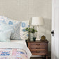 Button Block Light Grey Geometric Wallpaper