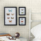 Button Block Light Grey Geometric Wallpaper
