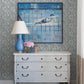 Sandee Navy Medallion Wallpaper