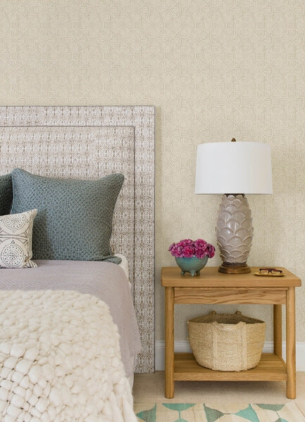 Sandee Dove Medallion Wallpaper