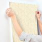 Sandee Butter Medallion Wallpaper