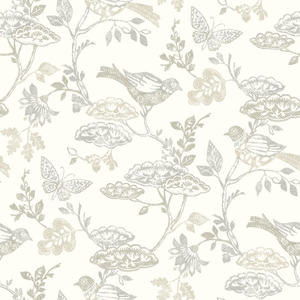 Malmo Grey Trail Wallpaper