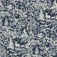 Alrick Navy Forest Venture Wallpaper