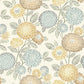 Zalipie Apricot Floral Trail Wallpaper