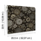 Zalipie Black Floral Trail Wallpaper