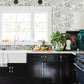 Zalipie Blue Floral Trail Wallpaper