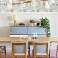 Zalipie Blue Floral Trail Wallpaper