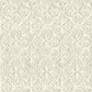Karachi White Wooden Damask Wallpaper