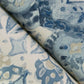 Mimir Blue Quilted Damask Wallpaper