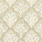 Mimir Mustard Quilted Damask Wallpaper