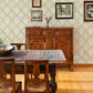 Mimir Mustard Quilted Damask Wallpaper