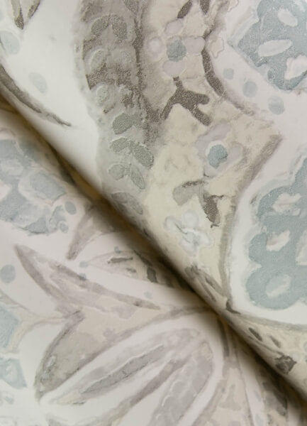 Mimir Grey Quilted Damask Wallpaper