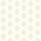 Kova Yellow Floral Crest Wallpaper
