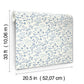 Tarragon Blue Dainty Meadow Wallpaper