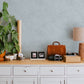 Homespun Denim Textured Wallpaper