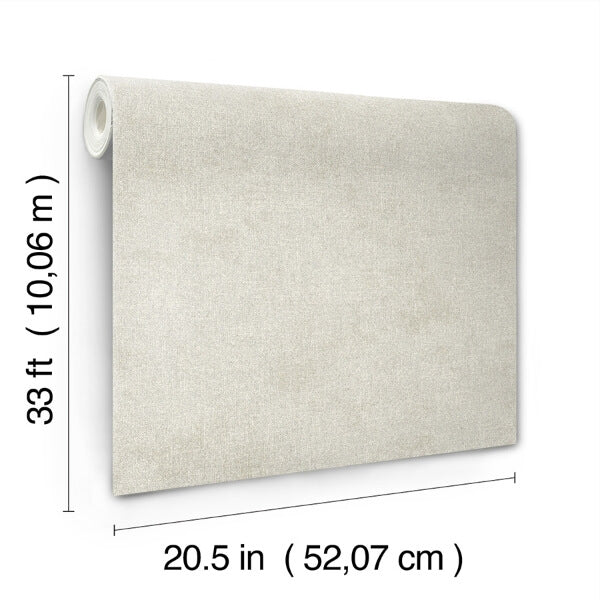 Homespun Grey Textured Wallpaper