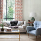 Oswin Teal Tiered Herringbone Wallpaper