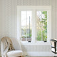 Oswin Navy Tiered Herringbone Wallpaper