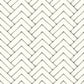 Oswin Black Tiered Herringbone Wallpaper