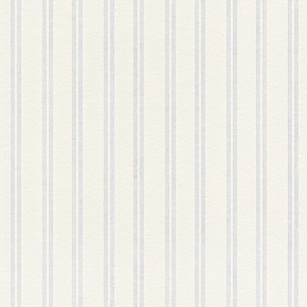 Elliott White Paintble Stripe Wallpaper