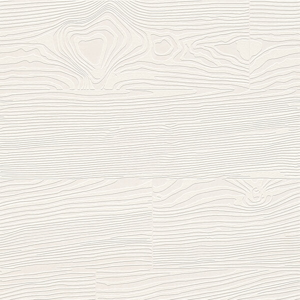 Wade White Planks Paintable Wallpaper