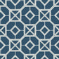 Livia Dark Blue Trellis Wallpaper