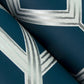 Livia Dark Blue Trellis Wallpaper