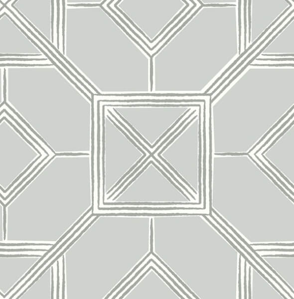 Livia Grey Trellis Wallpaper