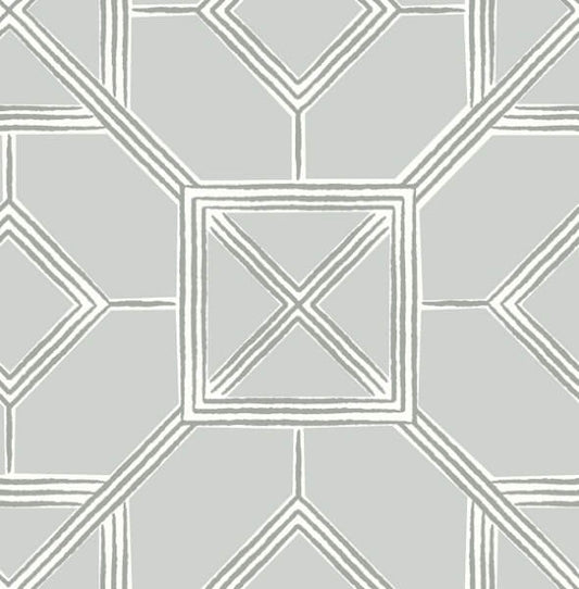 Livia Grey Trellis Wallpaper