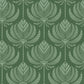 Palmier Green Lotus Fan Wallpaper
