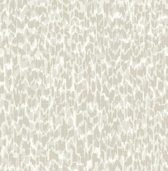 Flavia Light Grey Animal Print Wallpaper