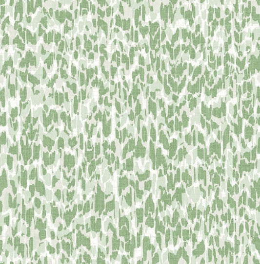 Flavia Green Animal Print Wallpaper