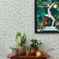Flavia Grey Animal Print Wallpaper