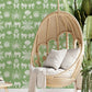 Bazaar Green Elephant Oasis Wallpaper