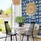 Bazaar Blue Elephant Oasis Wallpaper