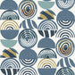 Mage Blue Mod Geometric Wallpaper