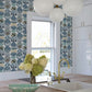 Mage Blue Mod Geometric Wallpaper