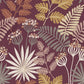 Praslin Merlot Botanical Wallpaper