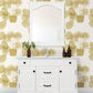 Aida Gold Potted Plant Wallpaper