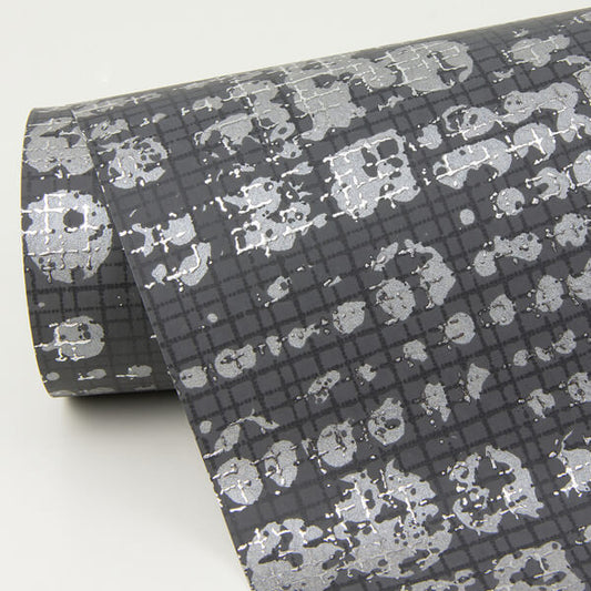 Celeste Silver Geometric Wallpaper
