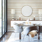 Rakasa Gold Distressed Stripe Wallpaper