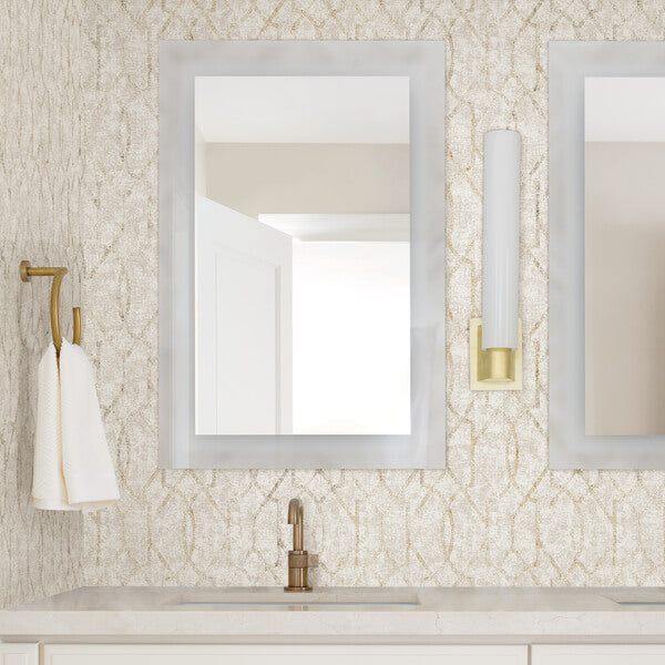 Ziva Gold Trellis Wallpaper