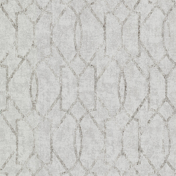 Ziva Platinum Trellis Wallpaper