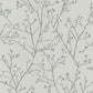 Koura Platinum Budding Branches Wallpaper
