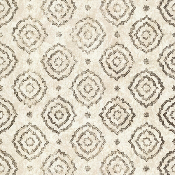 Uma Gold Star Medallion Wallpaper